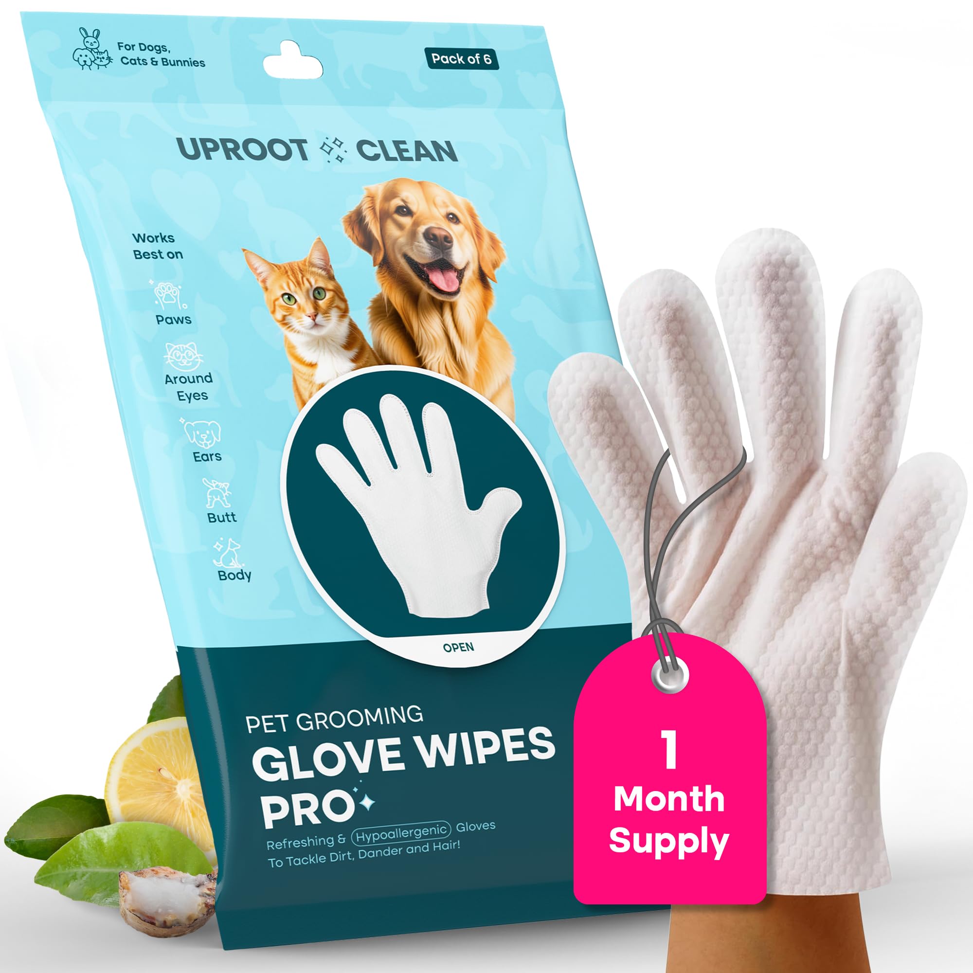 Pet wipes & grooming